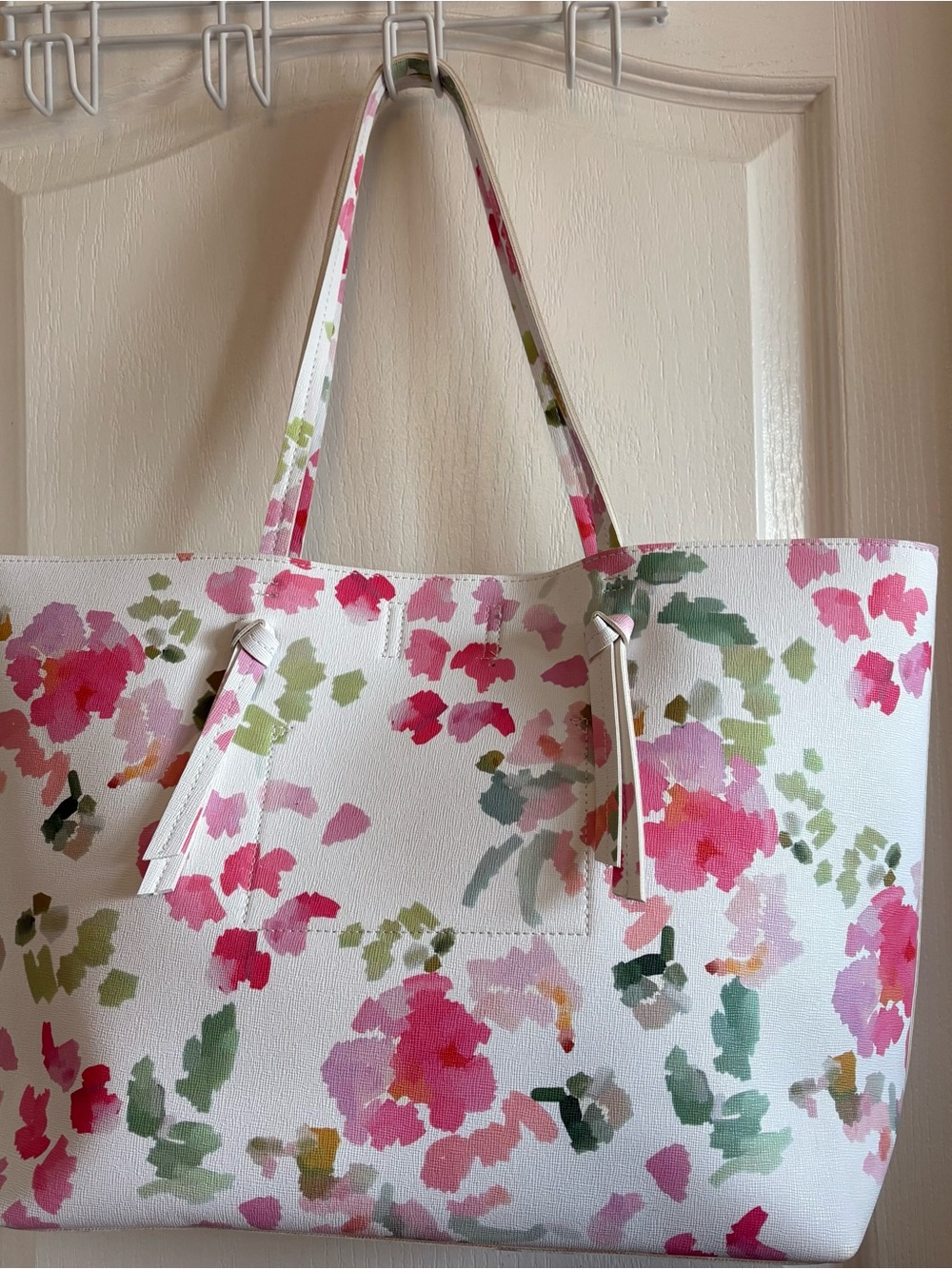 NEW Indigo Floral Tote Bag - Picture 3 of 6